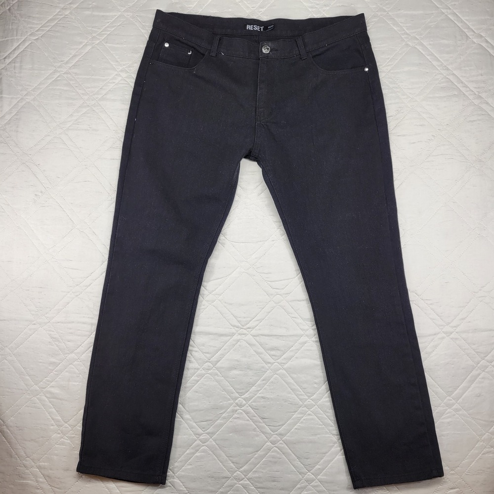 RESET black jeans‎ men's size 40X32